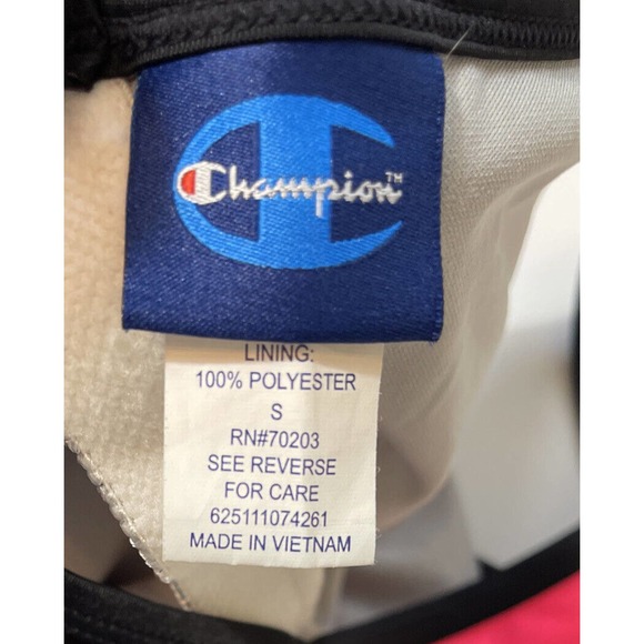 CHAMPION One Piece Racer Back Swimsuit Women’s S Black Gray Nylon Spandex - Picture 3 of 5